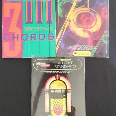 (3) Music Books For Organs, Pianos & Electronic Keyboards