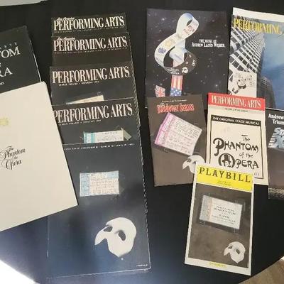 Phantom Of The Opera Everything - Playbills, Performing Arts Curran Theatre Magazines 