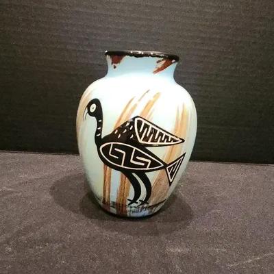 Vintage Tuscon, AZ Artist - Hand Crafted Vase #5 by Maw Paw Pottery