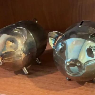 Metal Pig Piggy Banks 