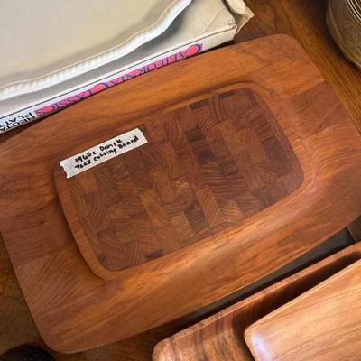 Vintage MCM dansk teak cutting board