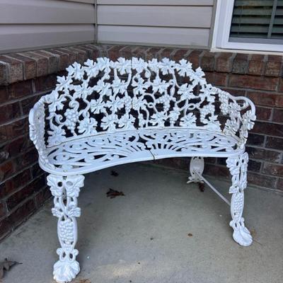 Sale Photo Thumbnail #73: Cast iron bench