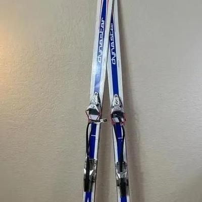 Vintage Ski Trip: Dynastar MV2 Skis with Look Bindings 
