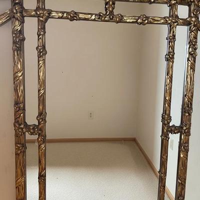 Vintage Hollywood Regency Wall Mirror