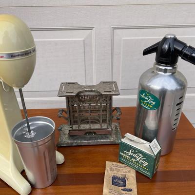 The Ultimate Retro Kitchen Dream Lot! Milkshakes, Seltzer, and Toast! 
