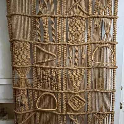 Large Hand-Crafted Macrame Wall Art Piece
