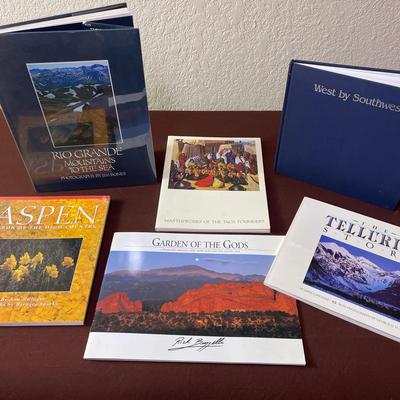 Colorado & Southwest Art, Photography, and History Book Collection (Six Titles)