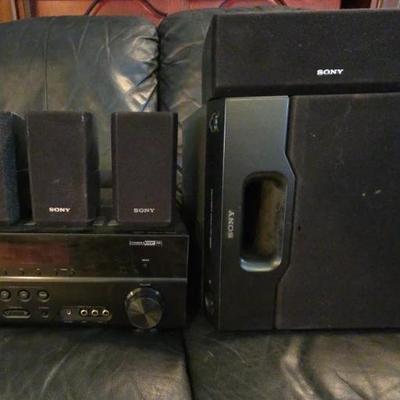EAT163 - Sony 5.1 Surround Sound System w/Six Speakers
