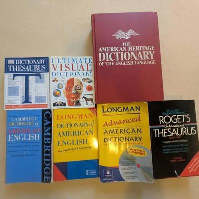 EAT143- Lot of Dictionaries & Thesauruses