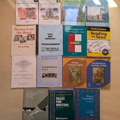 EAT147- Lot of English Grammar, Writing & Academic Study Books