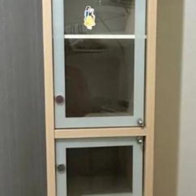 EAT303 - Storage Cupboard With Glass Doors