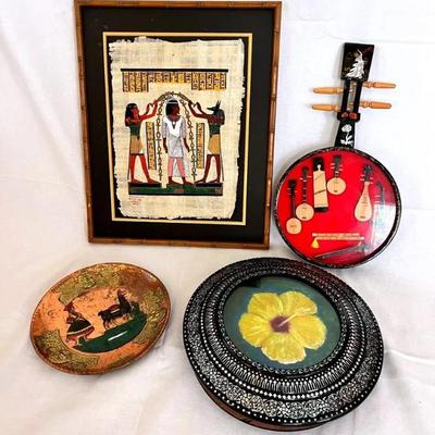 EAT100- Interesting Hand Crafted Wall Art & Decor from Asia, Egypt & More