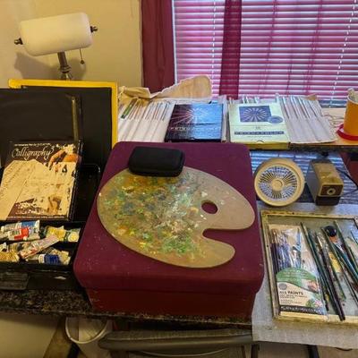 EAT329 - Great Lot of Art Supplies - Paints, Pencils, Calligraphy & More