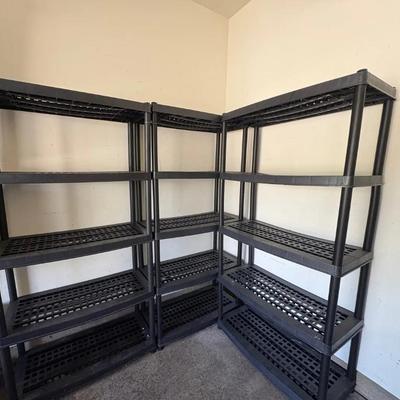 EAT328 Three Black Shelves 