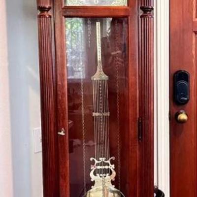 EAT125- Solid Wood Howard Miller Grandfather Clock #610-815