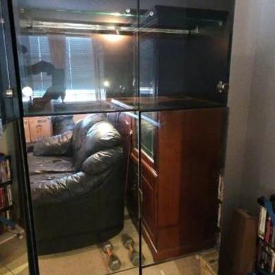 EAT239 - Glass and Mirror Storage Cabinet (1 of 3)