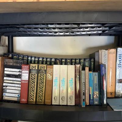 EAT073 Assortment of Books, CD’s & Cassettes Interesting Genres 