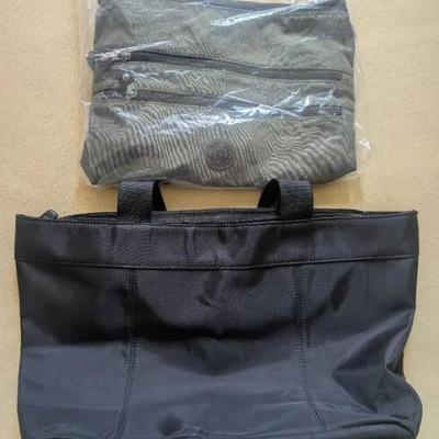 EAT048- Kipling Bag & Black Handbag – Everyday & Casual Tote Lot
