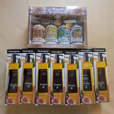 EAT160- Huge New Soap Lot - Neutrogena Rainbath & Shower Gel and Hand Soap Set 