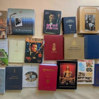 EAT107- Mixed Thai Hardcover Book Lot – Culture, History, Religion & More