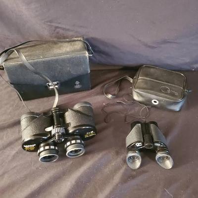 2 Pairs Of Binoculars 