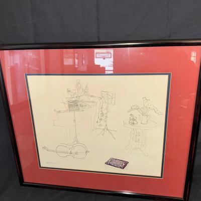 Musical Still Life By Millicent Tomkins