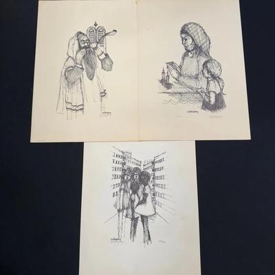 Three Signed Prints - Lois Konigsberg 