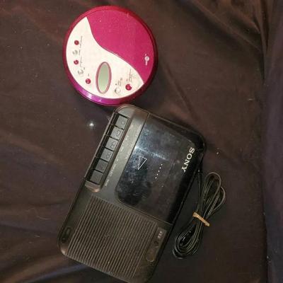 Cassette Player And CD Player