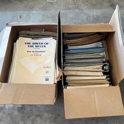 Boxes Of Sheet Music #2