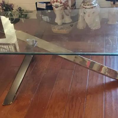 Glass Top Coffee Table