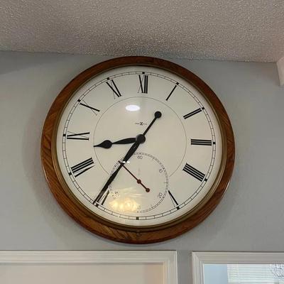 Large Howard Miller Wall Clock