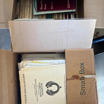 Boxes Of Sheet Music #3