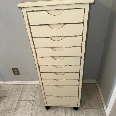 Distressed 10 Drawer