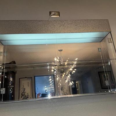 Lighted Hanging Wall Shelf 