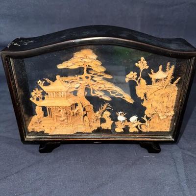 Chinese Cork Diorama 