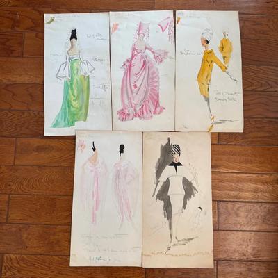 Vintage Fashion Illustrations 