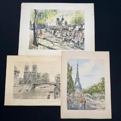 Vintage Paris Prints