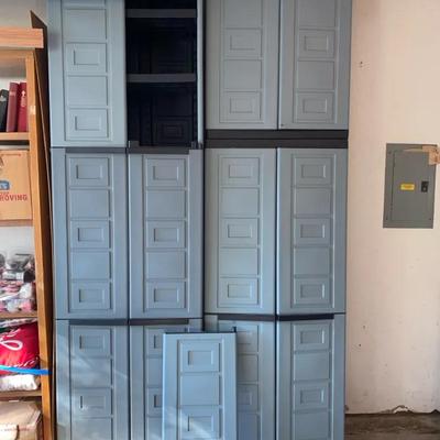 Plastic Storage Shelves 