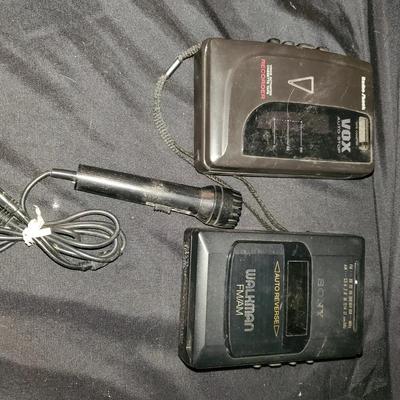 Radio Shack And Sony Walkman 