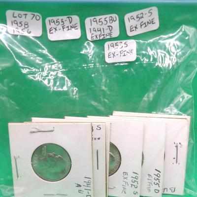 Silver Washington Quarters 