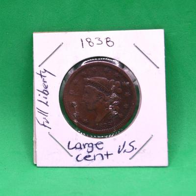 1838 US Large Cent 