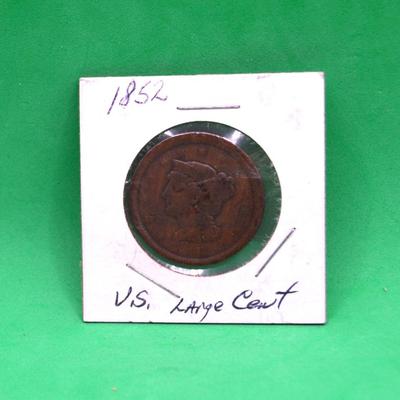 1852 US Large Cent 