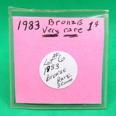 1983 Bronze Pennies 