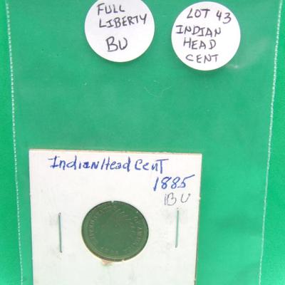 1885 Indian Head Penny 