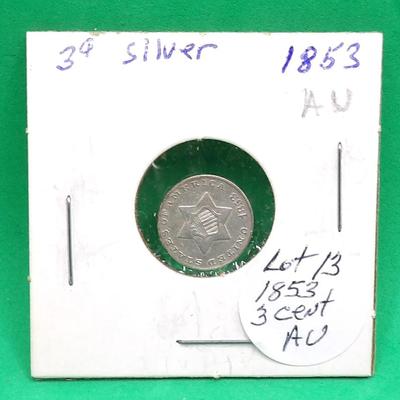 1853 3 Cent
