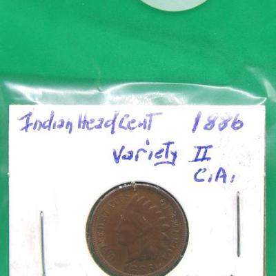 1886 Indian Head Penny 