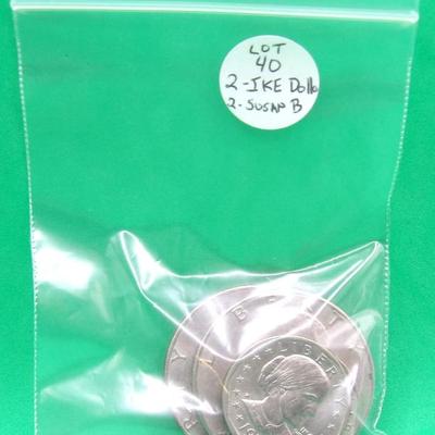 Ike Dollars and Susan B. Dollars 