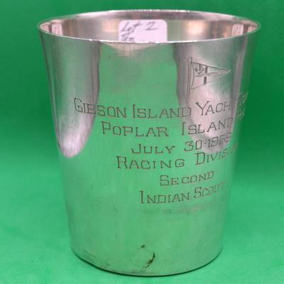 Sterling Gibson Island Yacht 1936 Cup 