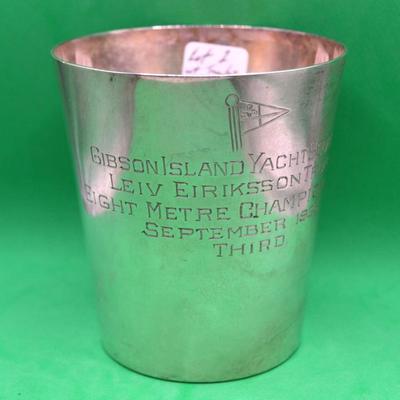 Sterling Gibson Island Yacht 1936 Cup 