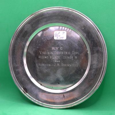 Sterling Virginia Cruising Plate 1948 